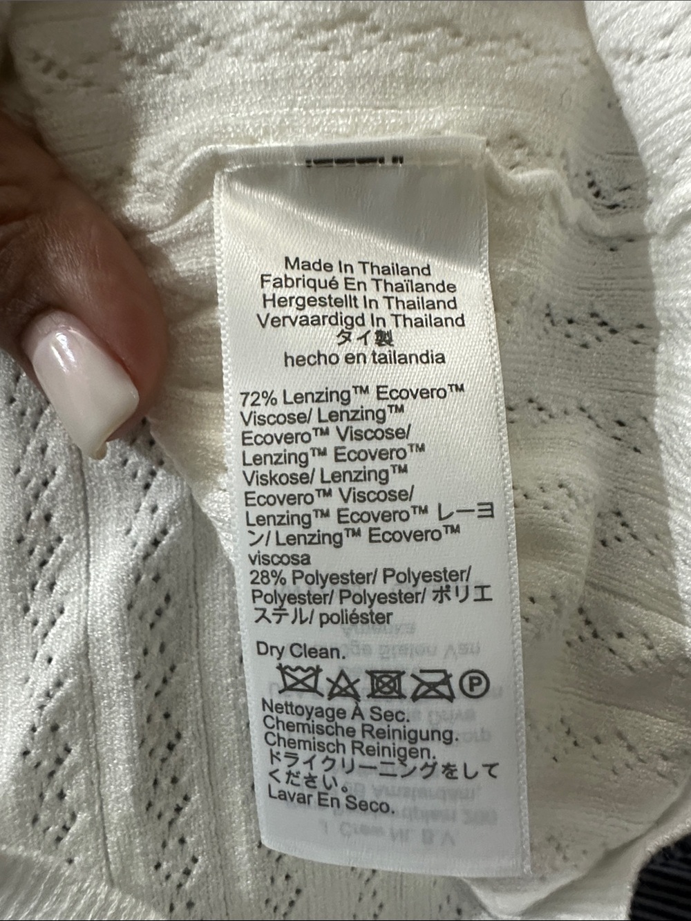 Madewell Pointelle-Stitch Mockneck Sweater Tee Sz. M - Picture 5 of 9
